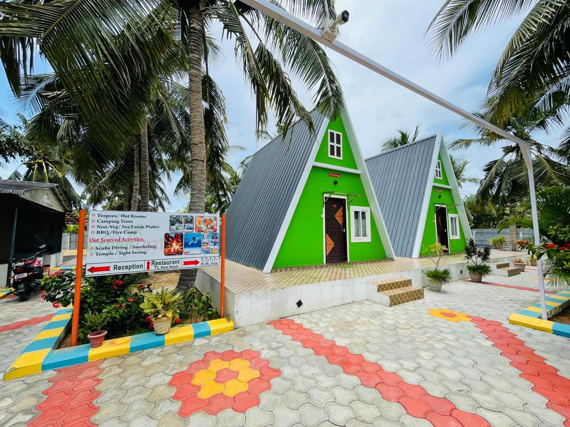Greenleaf Resorts And Restaurant Rámesvaram Kültér fotó